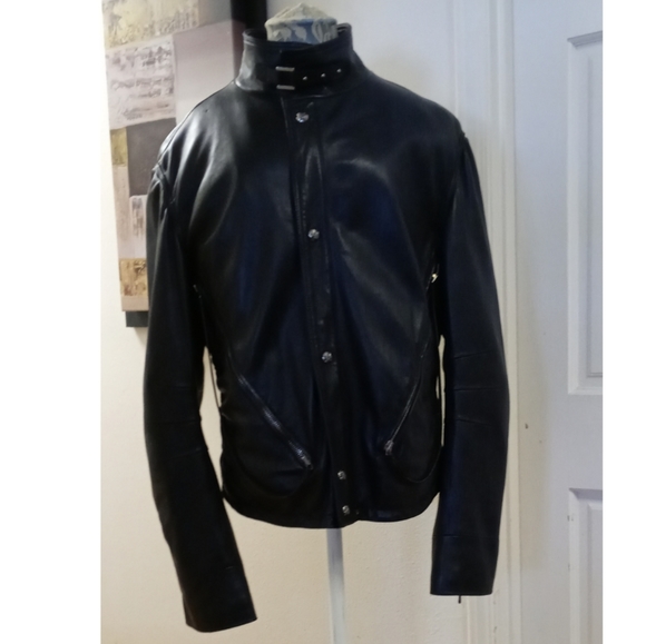 Versace leather jacket